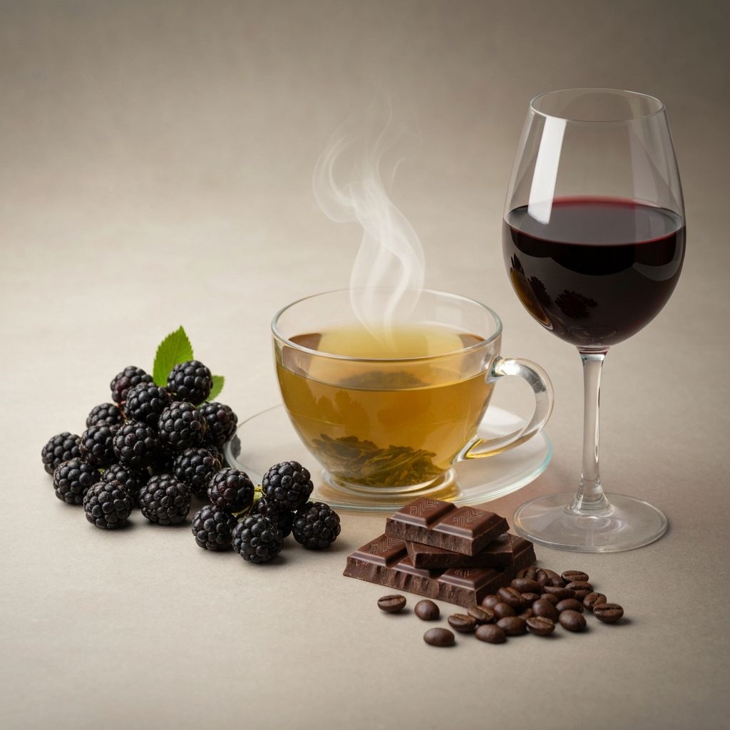 Polyphénols dans les boissons non alcoolisées